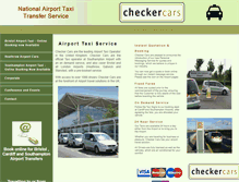 Tablet Screenshot of checkercars.com